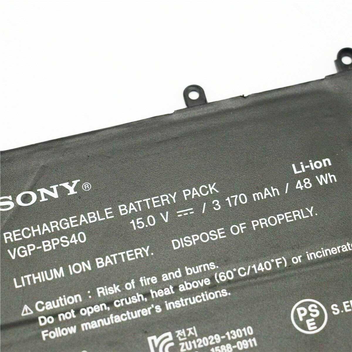 Sony Vaio SVF14N, SVF15N, VGP-BPS40 orjinal Batarya Pil