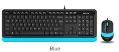 A4 Tech F1010 Q Usb Mavi Fn-Mm Klv+Optik Mouse Set