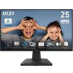 MSI 24.5 MSI PRO MP252 1ms 100Hz IPS MM HDMI DP Vesa Flat Monitör