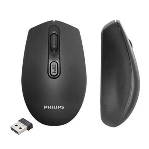 Philips SPK7405 2.4Ghz 800-1600Dpı Kablosuz Optik Mouse (10Mt)(Pil İçinde)