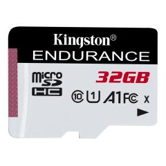 Kingston SDCE/32GB 32GB microSDHC Endurance 95R/30W C10 A1 UHS-I Card Only Hafıza Kartı
