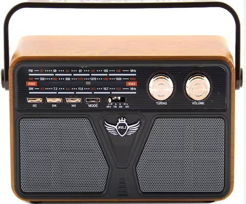 Kemai MD-507BT Kumandalı Bluetooth USB TF Kart Nostaljik Radyo