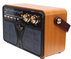 Kemai MD-507BT Kumandalı Bluetooth USB TF Kart Nostaljik Radyo