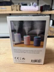 Asonic HN21 Matte Gri 2W 300ML kapasiteli 4 Saat Çalışabilir RGB Mini Oda Nemlendirici