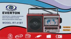 Everton Rt-658 Bluetooth Fm/Usb/Tf/Aux Şarjlı Nostaljik Radyo