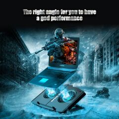 Newface SR02 Fanlı Laptop Standı - Kırmızı