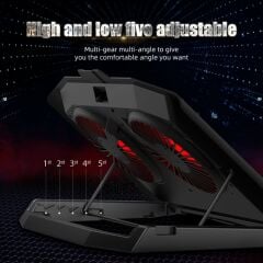 Newface SR02 Fanlı Laptop Standı - Kırmızı