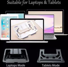 Techmaster Macbook Notebook Taşınabilir Ayarlanabilir Ergonomik Stand ND06