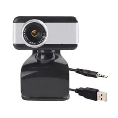 Powermaster Tak-Çalıştır 2 MP Mikrofonlu 480P Usb Webcam PC Kamera PM-2433
