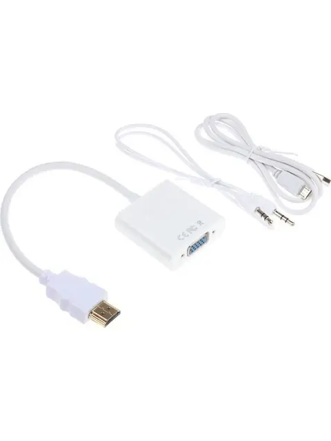 Alfais 4305 Hdmi To Vga Power Güç Ses Destekli Çevirici