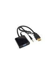 Alfais 4488 HDMI To VGA Kablo Çevirici Dönüştürücü + Ses Destekli
