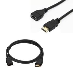 HDMI Kablo Erkek-Dişi 30 Cm Uzatma (Mini HD Recevier İçin)