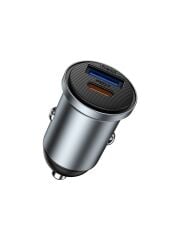 Wi-CC030 Nano Lite 35W Type-C+USB-A PD QC3.0 Hızlı Şarj Özellikli Araç Şarj Aleti