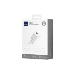 Wi-G018 Cube Gan Type-C to Type-C PD Hızlı Şarj Cihazı ve Kablo Set 33W