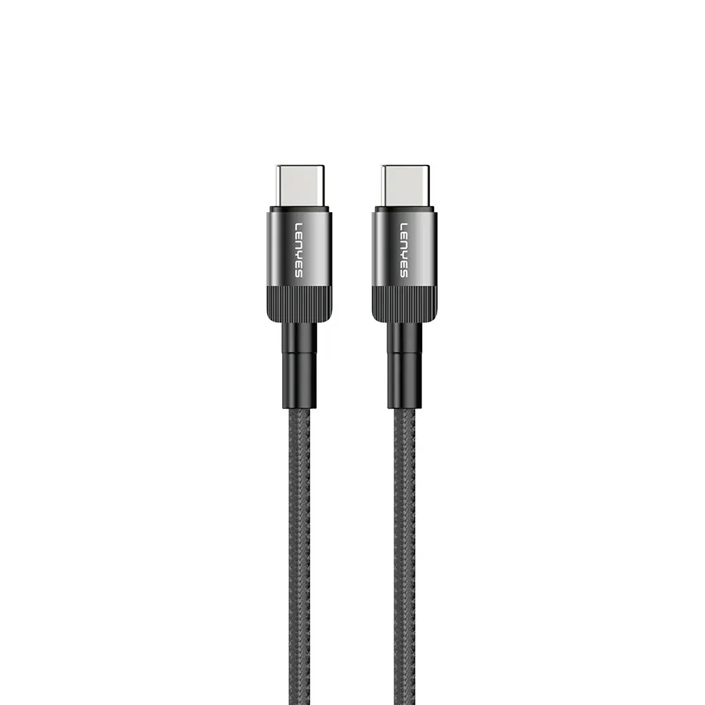Lenyes LC546 | Type-C to Type-C Örgü Tasarımlı 60W Hızlı Şarj Kablosu 1M