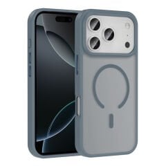 Apple iPhone 17 Pro Kılıf M-safe Şarj Özellikli Mat Arka Yüzey Zore Sio Kapak