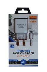 Megatech Mt-Cm2 2ın1 2.2a Ev Şarj+Micro Kafa Hızlı Şarj
