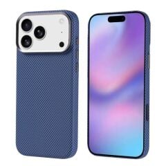 Apple iPhone 17 Pro Kılıf M-safe Şarj Özellikli Karbon Fiber Görünümlü Zore Nekst Kapak