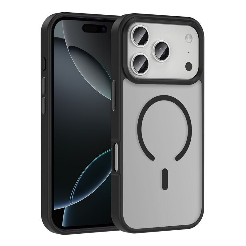 Apple iPhone 17 Pro Kılıf M-safe Şarj Özellikli Mat Arka Yüzey Zore Sio Kapak