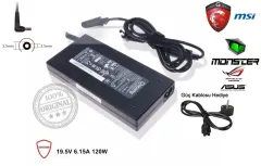 Monster Abra A5 A7 Tulpar Excalibur Orijinal Chicony 19.5V 6.15A 120w Adaptor Şarj Aleti A15-120P1A