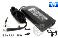 HP Orjınal Elitebook Probook Pavilion 7.4mm*5.0mm 19.5v 7.7A 150w HSTNN-CA27, 646212-001 , 645509-002, A150A05AL L67851-002 TPN-CA22 L68323-001 Adaptör Şarj Cihazı