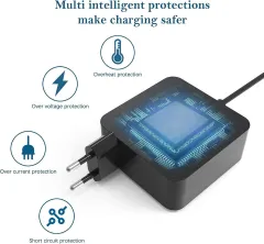 Asus Casper Toshiba Lenovo uyumlu 19v 3.42a 5.5x2.5mm x550, x552, x551 Duvar tipi Notebook Adaptör Şarj Cihazı