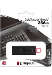Kingston DTX/256GB DataTraveler Exodia 256 GB USB 3.2 Gen 1 Flash Bellek