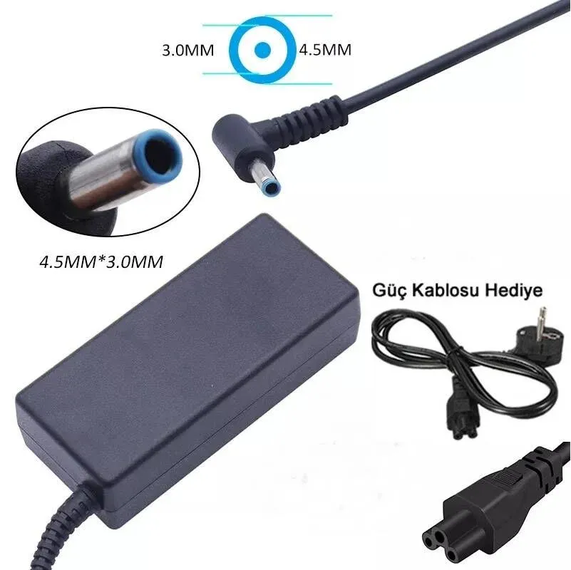 HP Omen - Gaming Notebook Muadil 19.5v 7.7A 150 Watt 4.5mm x3.0mm 4.5x3.0mm HSTNN-LA25 709984-001 Adaptör Şarj Cihazı 917649-850, 917677-003, 776620-001 , 775626-003, 645509-002, 646212-001, ADP-150XB B, A150A05AL, HSTNN-CA27,