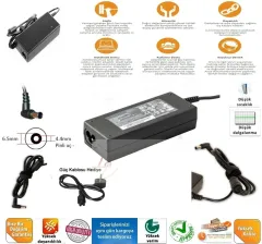Sony Lg 19.5V 4.74A 6.0.4.4 Notebook Adaptörü, Laptop Adaptörü