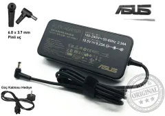 Asus rog Zephyrus, TUF Gaming, ROG Strix 19.5V 9.23A 180w İğne Uç 6.0x3.7mm Adaptör Orijinal Şarj Cihazı
