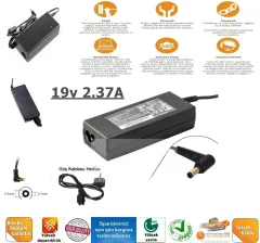 Toshiba Casper Lenovo 19v 2.37a 5.5 2.5 45w Adaptör şarj cihazı