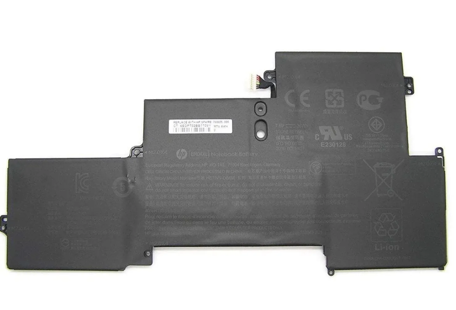 Hp elitebook folio 1020 G1, 1030 G1 br04xl hstnn-I26C, hstnn-I28C hstnn-Db6M, hstnn-Db7H 759949-2b1, 759949-2C1, 760605-005 bO04xl 826004-2C1, 826038-005 batarya hp pil
