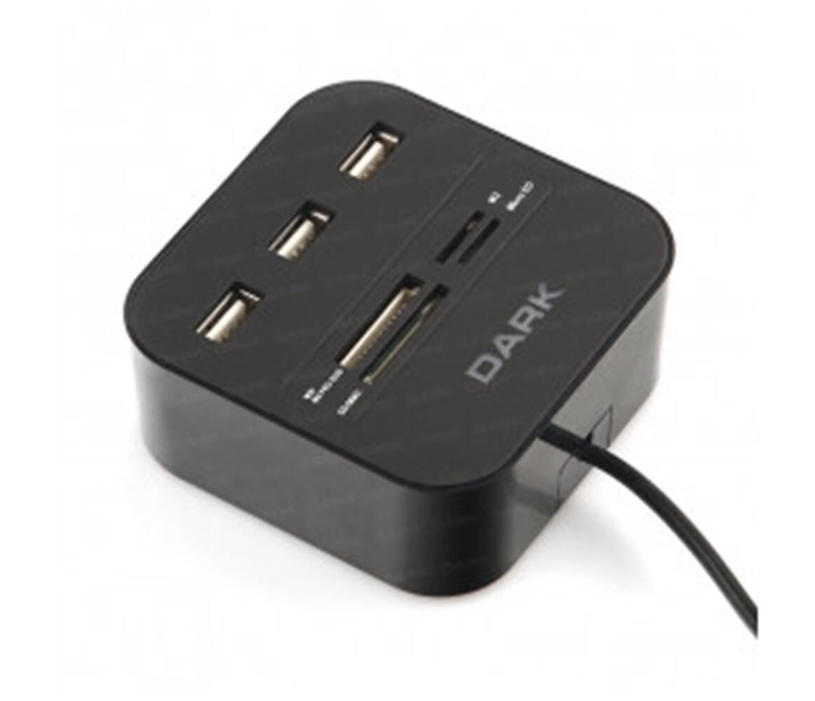 Dark UCR202 USB MicroSD/SD/MMC/M2/MS PRO DUO Kart Okuyuculu USB Çoklayıcı