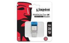 Kingston FCR-ML3C MobileLite DUO 3C USB-A+USB-C microSDHC/SDXC Kart Okuyucu