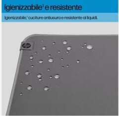 HP 105 8X595AA Temizlenebilir Mouse Pad Gri Renk