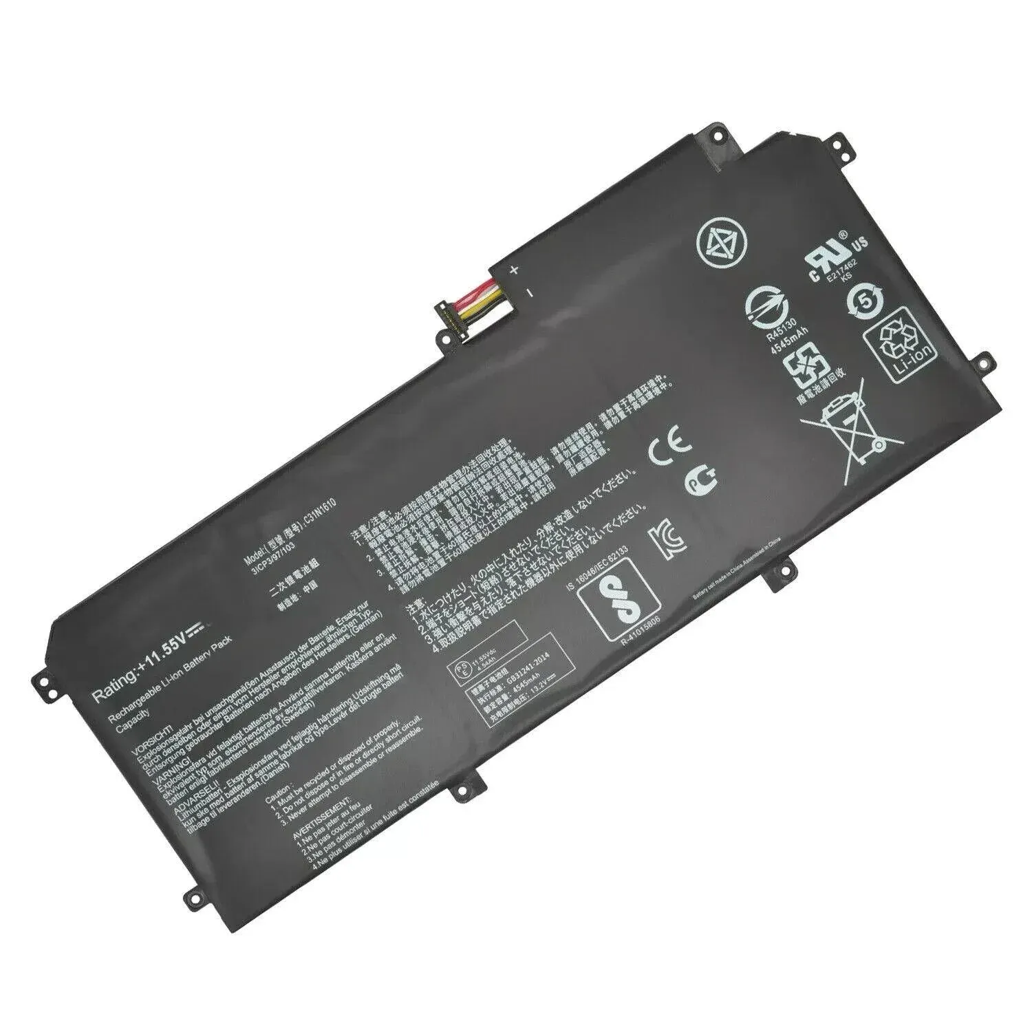Asus Zenbook UX330 UX330C UX330CA UX330CAK 0B200-02090100 C31N1610 Batarya Pil