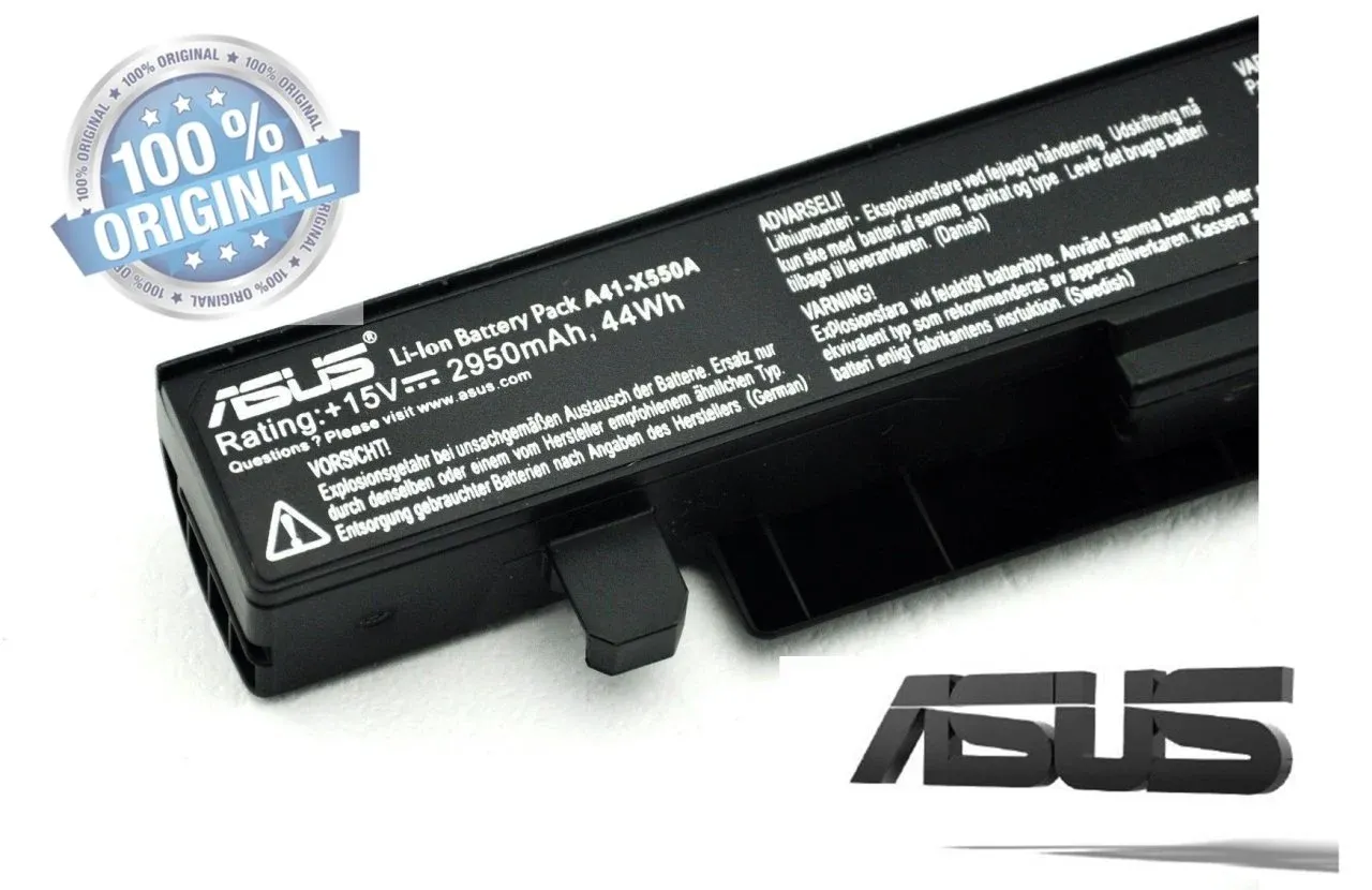 ASUS Orjınal A41-X550, A41-X550A, X550, A550, X552 X550, X550C, X550CC, X550CL, X550CA, X550L, X550LC, X550JK, X550LB, X550ld, X550J, X550V, X550VC, X550JK, X550VC, X550VX, X550LNV FX550 FX550V FX550VM FX550VX Batarya Pil