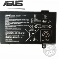 Asus C41-N550 N550 ROG G550 G550J G550JK N550J N550Ja Q550 Q550LF Q550L Batarya Pil Orjinal