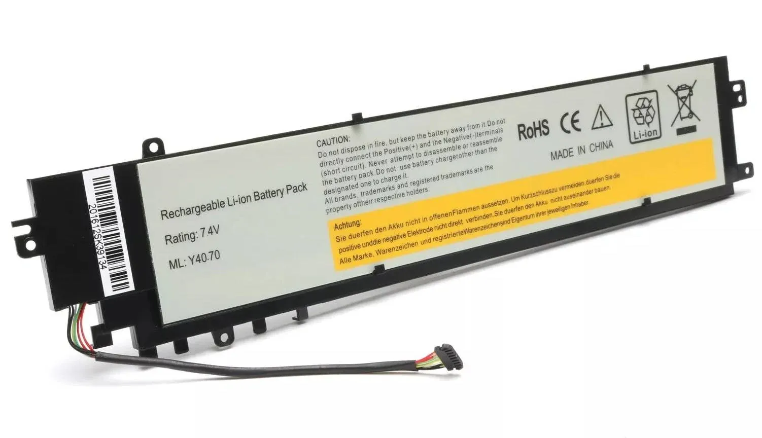 Lenovo ideapad Y40-70 Y40-80 Y40-70AT-IFI Y40-70AS Y40-80F 20347 20408 20399 80DR 80FA 80FN L13M4P01 L13L4P01 47WH Batarya Pil