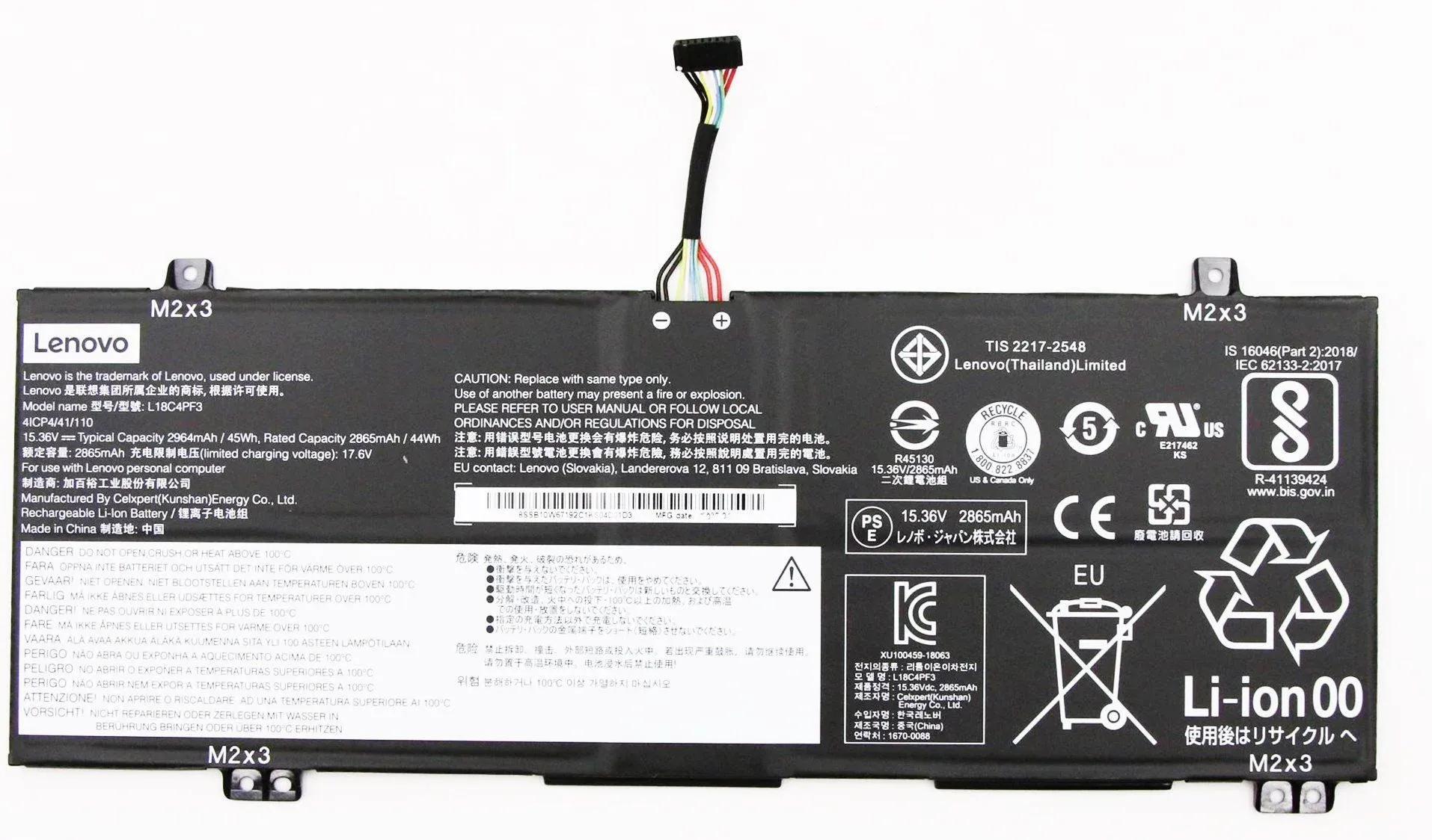 Lenovo Orjinal ideapad C340-14Iwl C340-14Iml C340-14Api Flex-14Iwl Flex-14Api 81Ss 81N6 81N4 81Tk S540-14IWL S540-14Api S540-14Iml L18M4Pf3 L18M4Pf4 L18C4Pf3 Batarya