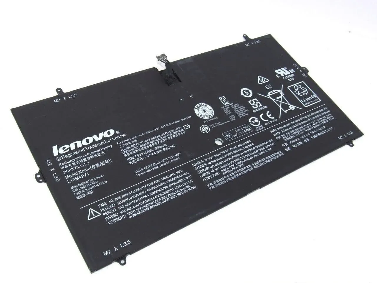 Lenovo Yoga 3 Pro 1370 20448, 80HE 5900mAh L13M4P71 Original Batarya Lenovo Yoga 3 Pro 1370, Lenovo yoga 3 Pro-1370 80he Batarya Orjinal Pil L13M4P71 L14S4P71