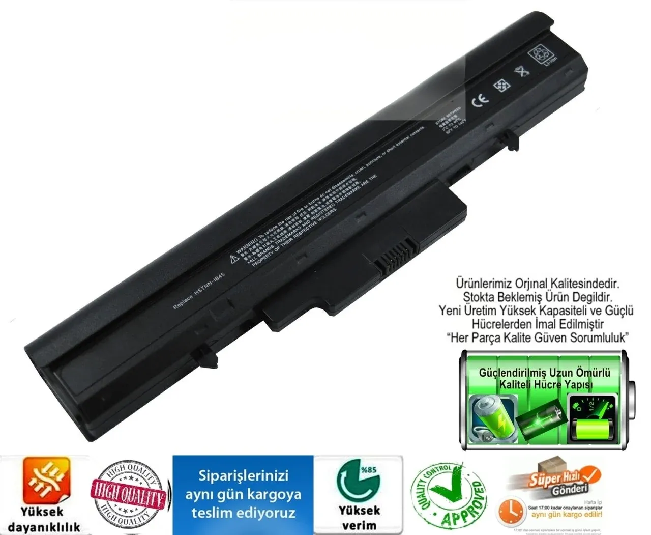 Hp 510 530 4400mAh, HSTNN-FB40, HSTNN-IB44, HSTNN-IB45, 440264-ABC, 440265-ABC, 440704-001, 441674-001, 443063-001, Hp 510 Batarya, Hp 530 Batarya, Laptop Pil
