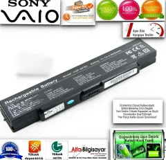 Sony Vaio VGP-BPS2, VGP-BPS2A, VGP-BPL2, VGP-BPL2C, Sony Vaio VGN-FS, VGN-SZ, VGN-FE, VGN-FJ, VGN-AR Serisi, Laptop Battery