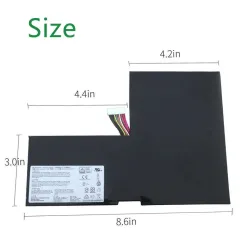 MSI BTY-M6F, GS60 MS-16H2, MS-16H5 PX60 Orjınal Batarya Pil
