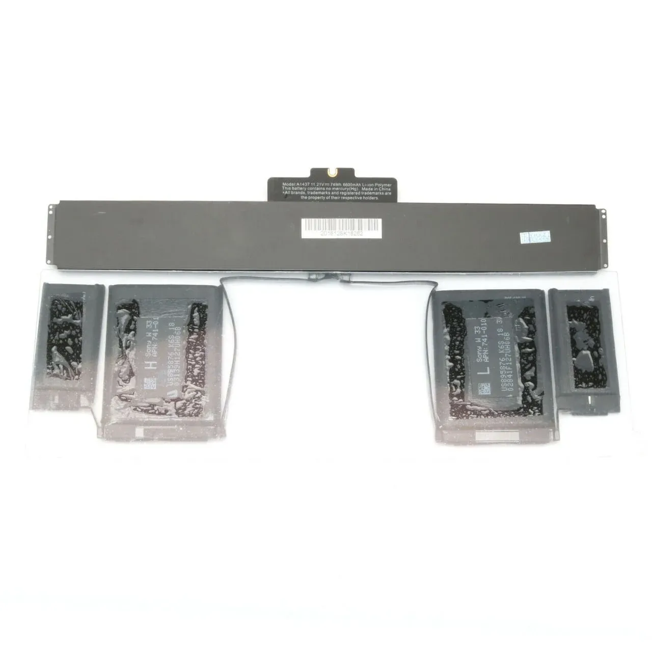 Apple Macbook Pro A1437 - A1425 Batarya Apple Pil A1437 Battery For Apple MacBook Pro Retina 13'' A1425 2012 2013 MD101LL ME662LL/A