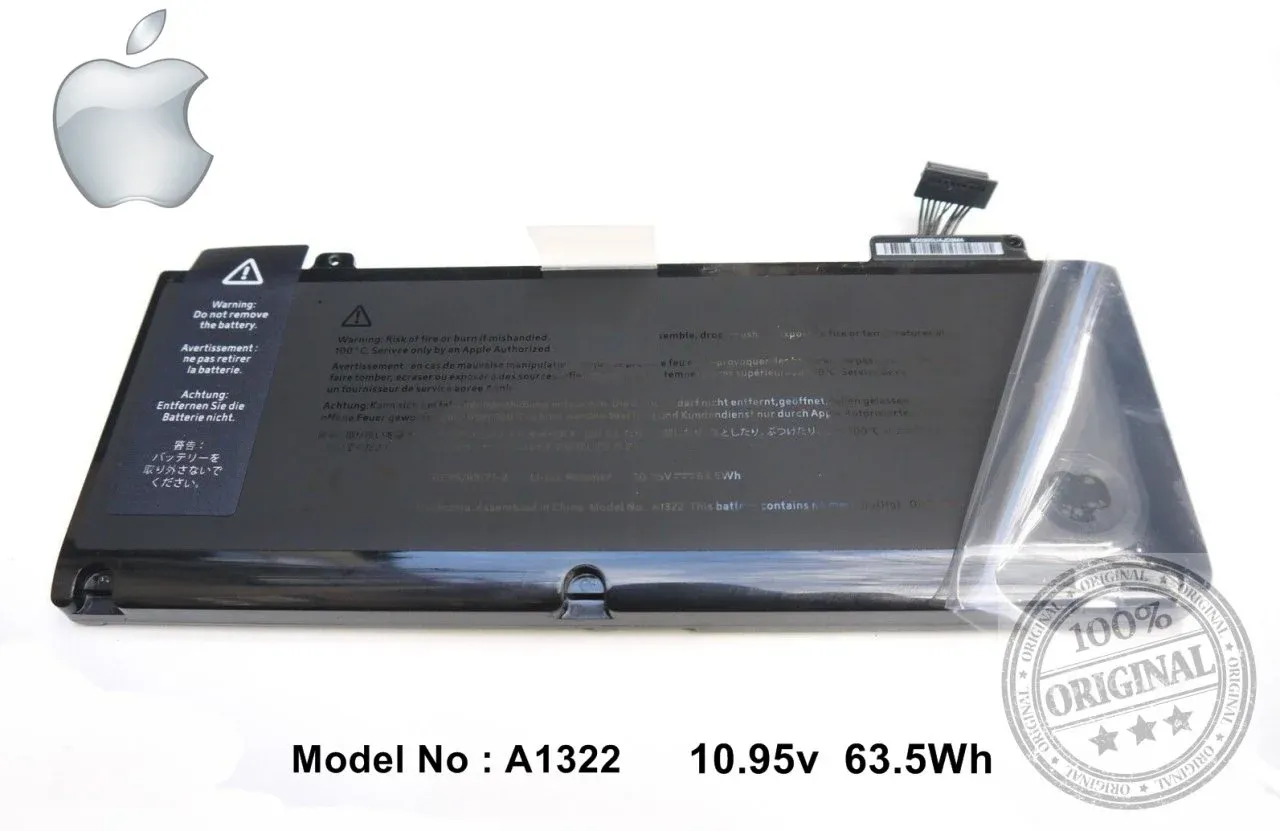 Orjınal Apple Macbook A1322 A1278 Laptop Battery for Apple Macbook Pro 13'' 2009 2010 2011 2012 2013 2014 batarya pil A++ 10.8v 4400mah