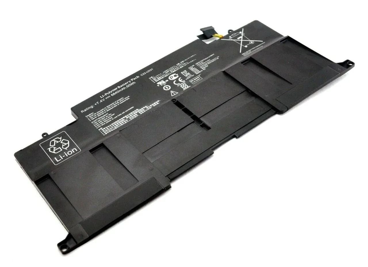 Asus Zenbook UX31 UX31A UX31E UX31LA UX31A C22-UX31 7.4V 6800MAH 50 wh Batarya Pil A++ 1.Kalite