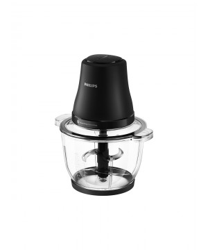 Philips HR1502/00 4 Bıçaklı Doğrayıcı 3000 Serisi Siyah Plastik Hazneli 500 W Güç ve PowerChop Teknolojisi