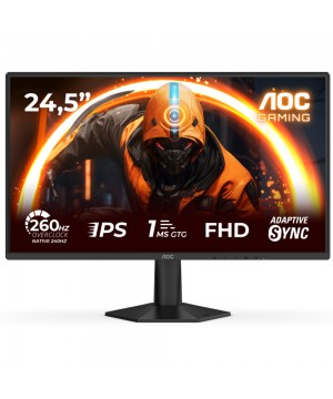 AOC 25G50Z 24.5" 260Hz(OC) 1ms HDMI DP Adaptive Sync HDR10 FHD Fast IPS Gaming Monitör