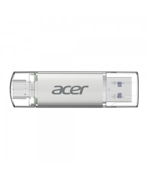 Acer 32GB USB 3.2 UT300-32GB USB-A+USB-C Çift Taraflı Metal Flash Bellek